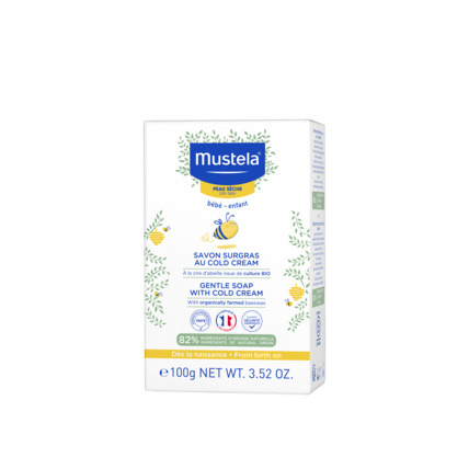 Avis Savon surgras au Cold Cream à la cire d'abeille bio Mustela 1