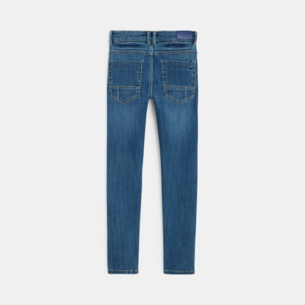 Avis Jean skinny en denim ultra-résistant bleu garçon OKAIDI 4