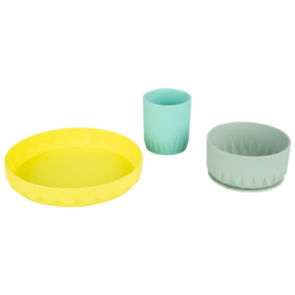 Avis Set repas en silicone Origami - 3 pièces Prémaman 1