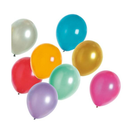 Avis 24 ballons métalliques nacrés KIM'PLAY 1