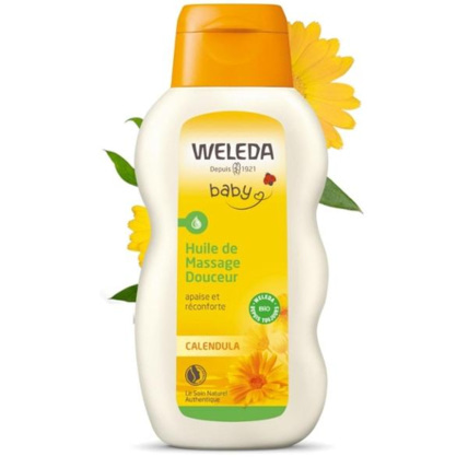 Avis Huile de massage douceur bébé Weleda 1