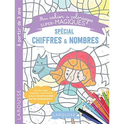 Avis Coloriages magiques mes premiers chiffres et nombres LAROUSSE 1