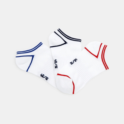 Avis Socquettes invisibles de sport rayées (lot de 3) blanc garçon OKAIDI 2