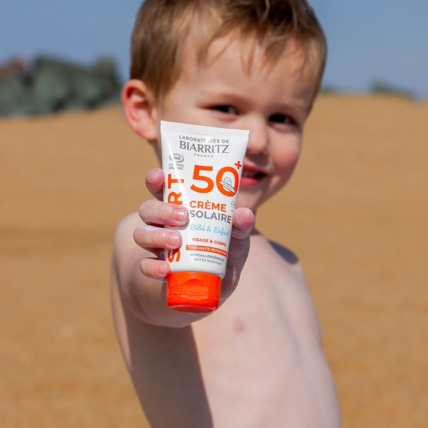 Avis Crème solaire bébé & enfant sport SPF50+ Laboratoires de Biarritz 4