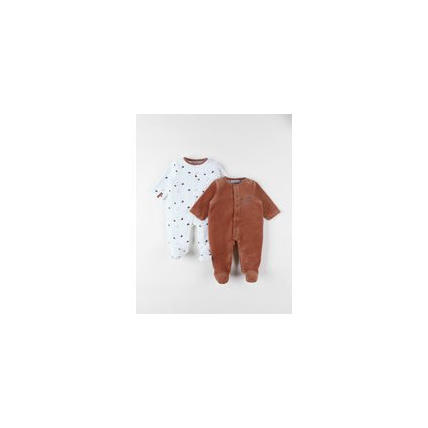 Avis Set de 2 pyjamas dors-bien en velours NOUKIE'S 3