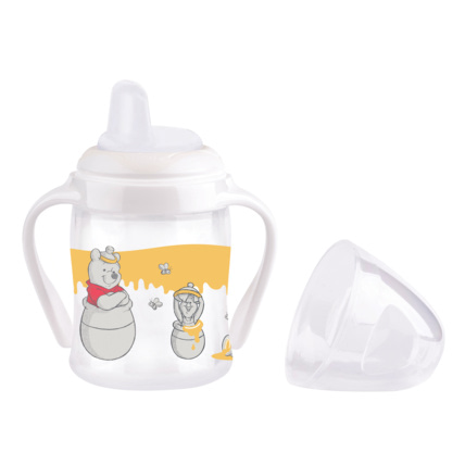 Avis Tasse anti-fuite Winnie l'Ourson embout bec dur 150 ml avec poignées Tigex 1