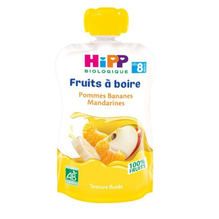 Avis Gourde Pommes Bananes Mandarines - dès 8 mois HIPP 1