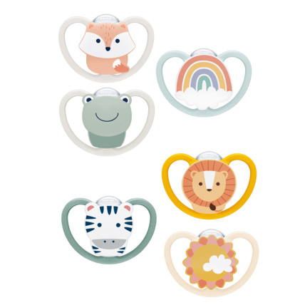 Avis Lot de 2 sucettes silicone Space NUK 2