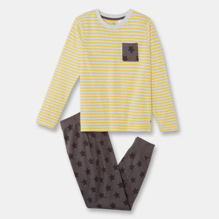Avis Pyjama 2 pièces en jersey jaune garçon OKAIDI 1