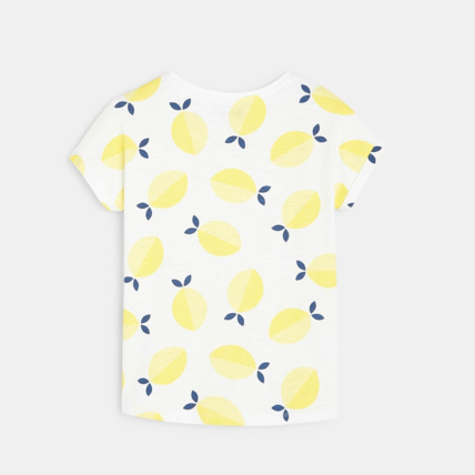 Avis T-shirt imprimé jaune fille OKAIDI 3