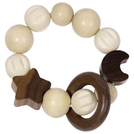 Avis Hochet bois flexible lune et étoile GOKI 1