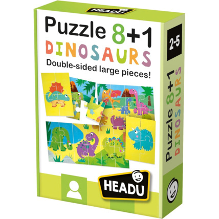 Avis Puzzle 8+1 Dinosaures HEADU 1