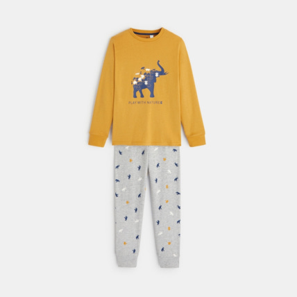 Avis Pyjama 2 pièces en jersey jaune garçon OKAIDI 1