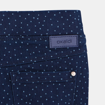 Avis Jeggings denim à pois bleu fille OKAIDI 4