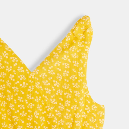 Avis Robe imprimée jaune fille OKAIDI 3