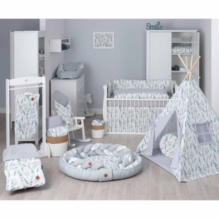 Avis Coussin anti-tête plate réversible en velvet, Eucalyptus Sevira Kids 4