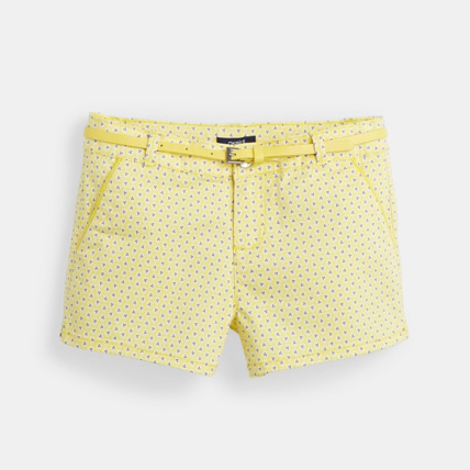 Avis Short imprimé jaune fille OKAIDI 1