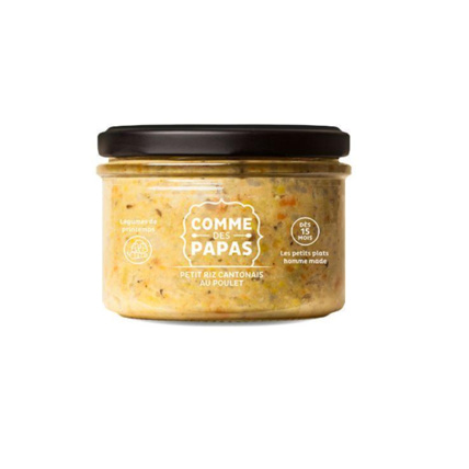 Avis Riz cantonnais, petit pois, carotte et poulet - Dès 15 mois COMME DES PAPAS 1