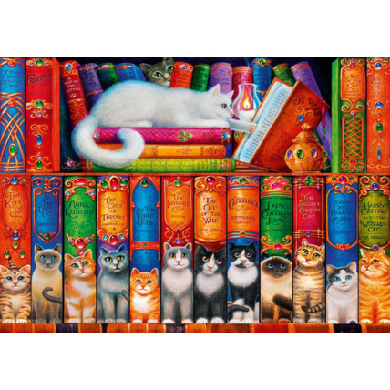 Avis Puzzle Cat Bookshelf BLUEBIRD PUZZLE 1