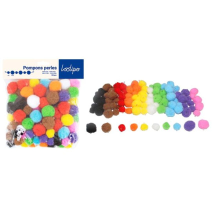 Avis Pompons Arc-En-Ciel - 10 Coloris LOOLIPO 1