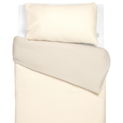 Avis Parure de lit réversible gaze de coton & nid d'abeille Sevira Kids 4