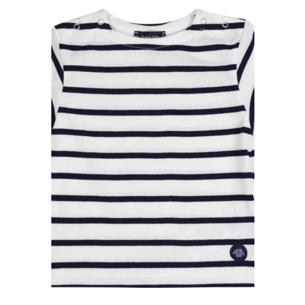 Avis Marinière Baby - coton léger - Blanc/Marine Deep ARMOR-LUX 3