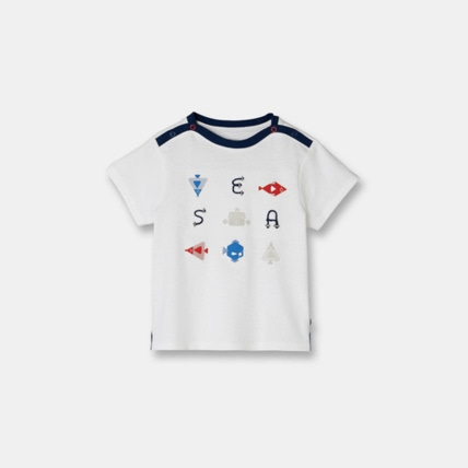 Avis T-shirt à motifs marins OBAÏBI 1