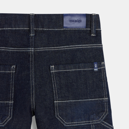 Avis Bermuda en jean bleu garçon OKAIDI 3