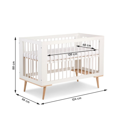 Avis Lit bébé à barreaux avec sommier réglable SOFIE LITTLE SKY BY KLUPS 4