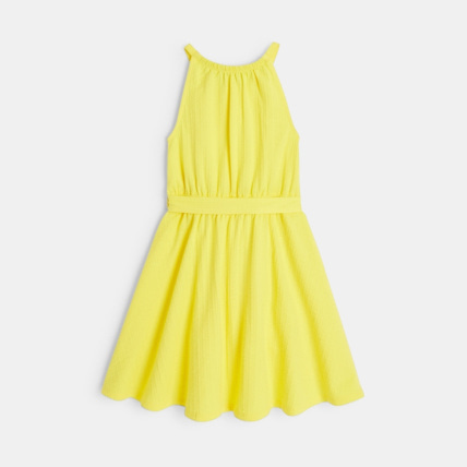 Avis Robe en jersey uni jaune fille OKAIDI 3