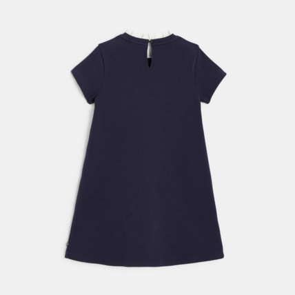 Avis Robe à col collerette bleue fille OKAIDI 2