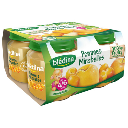 Avis Pot Pommes Mirabelles 4x130g Blédina 1