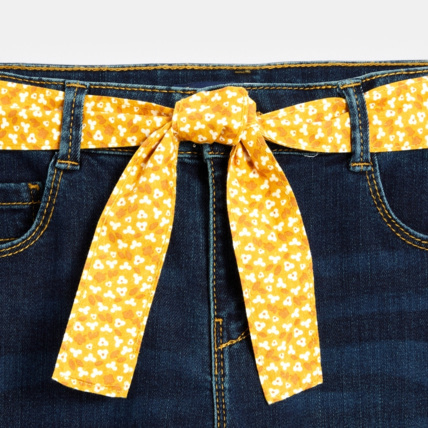 Avis Jean slim ceinturé bleu fille OKAIDI 3