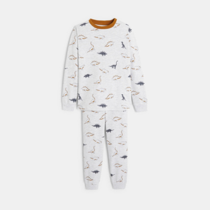 Avis Pyjama 2 pièces en jersey motifs dinosaures gris garçon OKAIDI 1