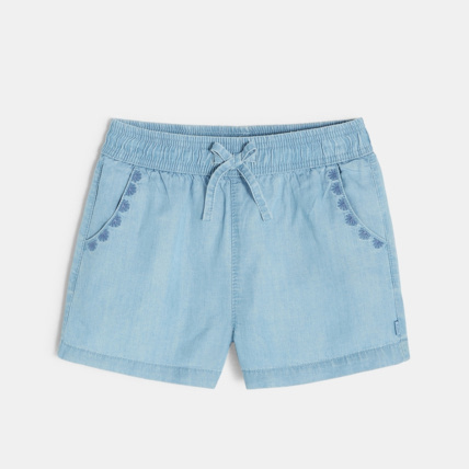 Avis Short en lyocell bleu fille OKAIDI 2