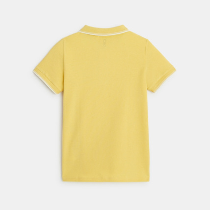 Avis Polo manches courtes 96 All Over The World jaune garçon OKAIDI 3