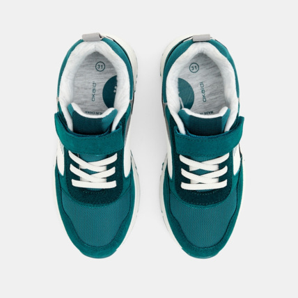 Avis Running dadshoes lacets et scratch vert garçon OKAIDI 3