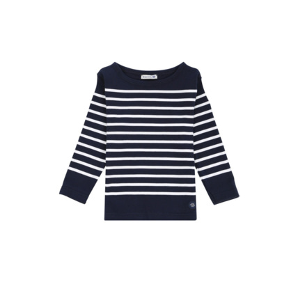 Avis Marinière "Amiral" Kids - coton épais - Navire/Blanc ARMOR-LUX 1