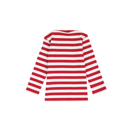 Avis Marinière "Tregunc" Kids - coton - Braise/Blanc ARMOR-LUX 3