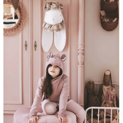 Avis Trophée mural enfant en lin,  Madame Lapin Sevira Kids 6