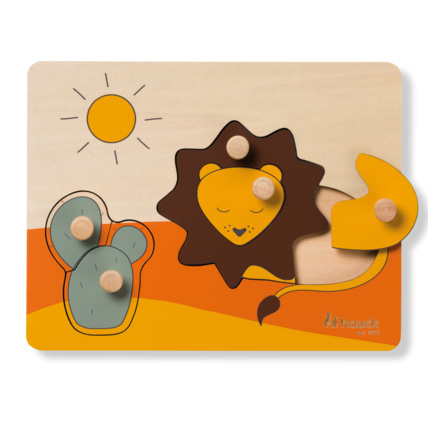 Avis Puzzle à encastrer en bois Puzzle N Sort Hauck 1