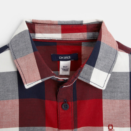 Avis Chemise à carreaux rouge garçon OKAIDI 5