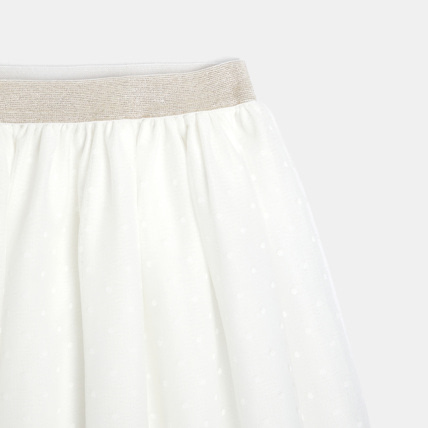 Avis Jupe tutu plumetis blanche fille OKAIDI 3