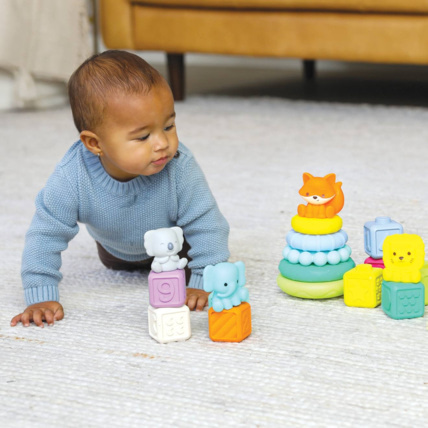 Avis Coffret de 20 pièces sensorielles empilables INFANTINO BKIDS 2