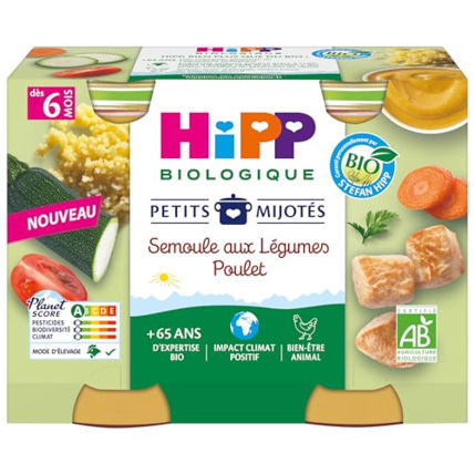 Avis Semoule aux Légumes Poulet HIPP 1