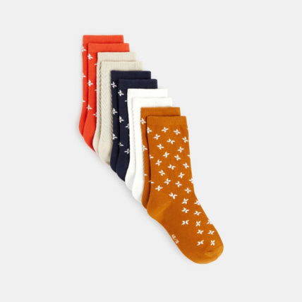 Avis Chaussettes fantaisie (lot de 5) rouges fille OKAIDI 1