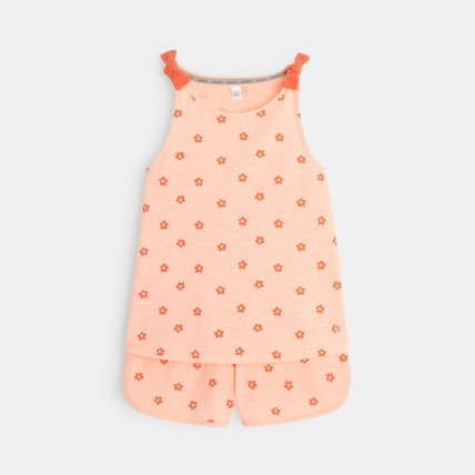Avis Pyjama d'été imprimé rose fille OKAIDI 1