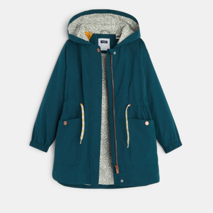 Avis Parka déperlante à capuche vert fille OKAIDI 3