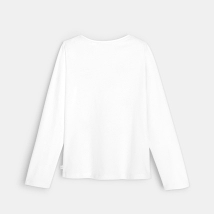 Avis T-shirt coton bio stretch mademoiselle vert fille OKAIDI 4