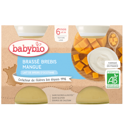 Avis Brassé brebis mangue Babybio 1